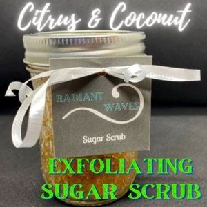 Citrus & Coconut 8oz exfoliating sugar scrub